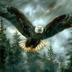 Eagle Portrait |  Eagle's Mountain Realm |  Paper and Size Options
