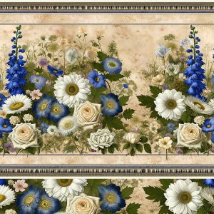 Royal Botanical Gallery |  Ornate Aristocratic Victorian Blooms |  Paper and Size Options