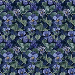 Midnight Violets |  Violets Moonlight Harmony |  Paper and Size Options