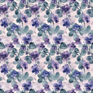 Whispering Violets |  Soft Blooming Violets |  Paper and Size Options
