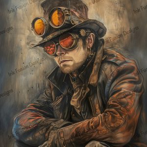 Pete the Watchman |  Steampunk Styled Sentinel |  Multiple Paper and Size Options Available