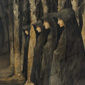 Warden Spirits among the Trees |  Guardians of Forest Life |  Multiple Paper and Size Options Available