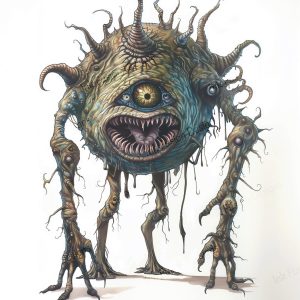Vinnie from the Void |  Warden Creature of the Dark Void |  Multiple Paper and Size Options Available