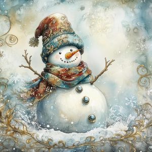 Cheerful Snowman |  Frosty Forest Snowman |  
