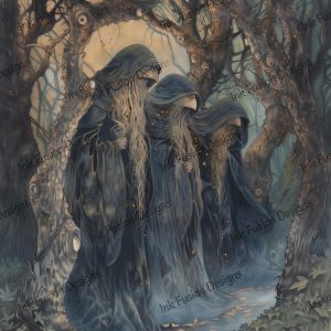 Path of the Ancient Ones |  Folklore Forest Creatures |  Multiple Paper and Size Options Available