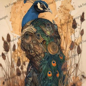 Lord Gearfeather Majestic Steampunk Peacock