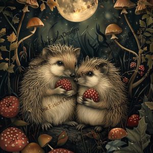 Nutmeg and Ginger the Hedgehogs |  Hedgehog Couple |  