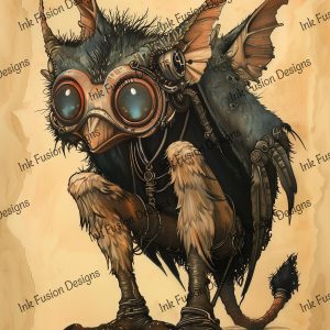 Gobby the Steampunk Bat Creature |   