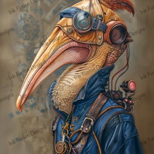 Magnus Beakwright Delightful Steampunk Fantasy Bird