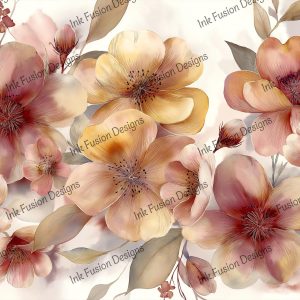 Backroad Blossoms |  Fresh Flowers Decoupage Paper |  