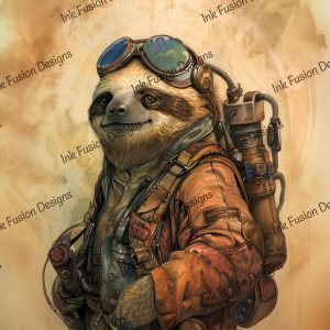 Hi.  I'm Marv |  Steampunk Sloth |  