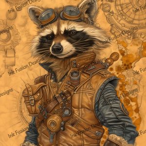 Rusty the Raccoon |  Steampunk Adventurer | 
