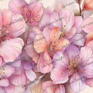 Dancing Hibiscus |  Lush Blooming Hibiscus Flowers Print |  
