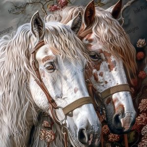 Mountain Rose Mares |  Romantic Horse Art |  
